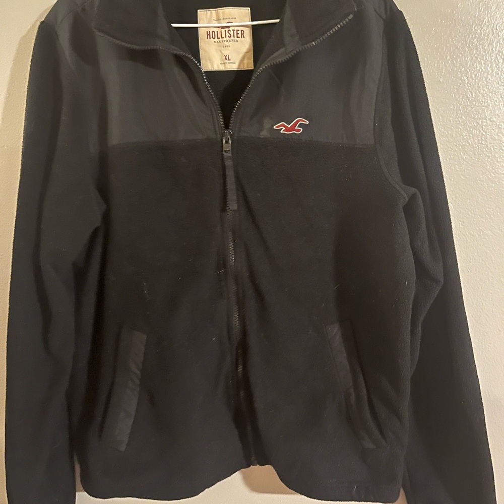 Hollister Black Fleece-Lined Jacket